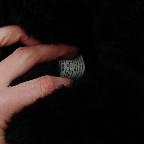 Rare UGG Classic Tall Black Metallic Shimmer Boots - Picture 8 of 8